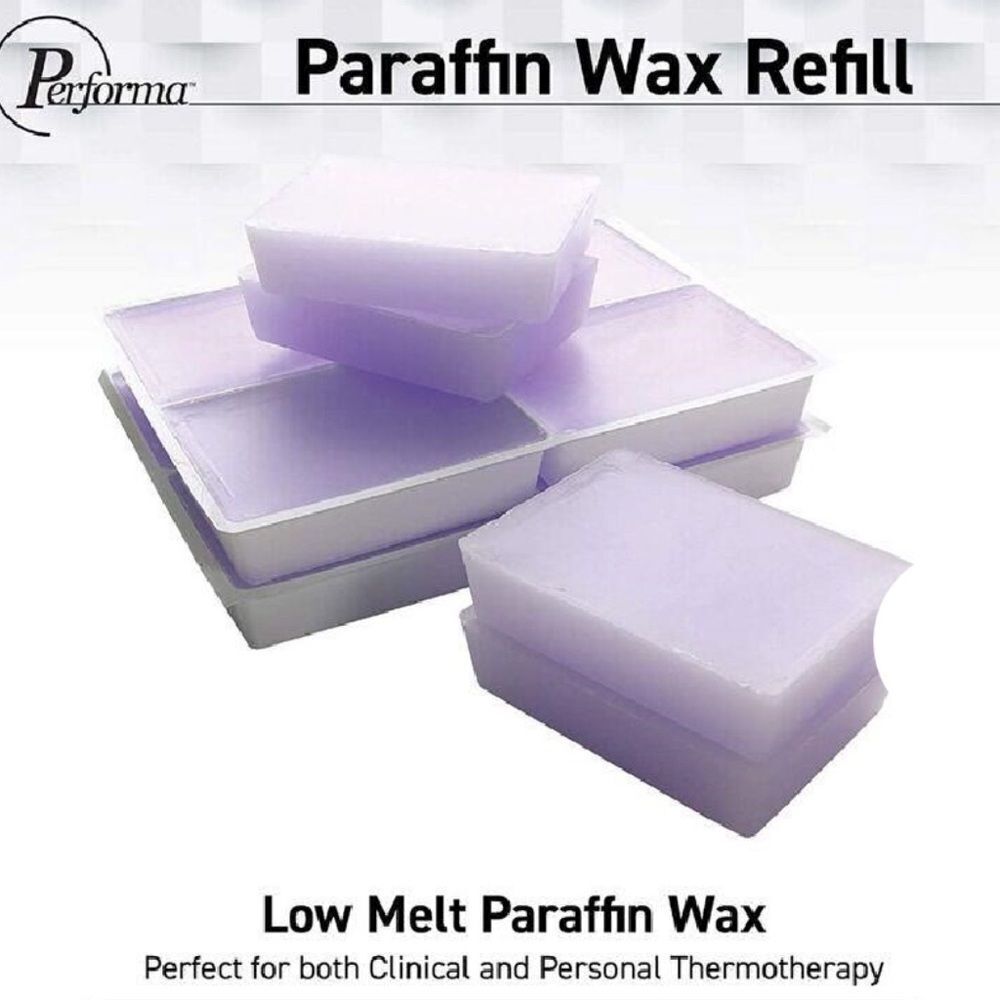 Paraffin Wax DYI Manicure Lavender Scented, 1 lb. Block, Medical grade (Spa) NIP